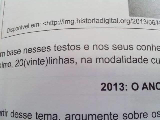Prova de conhecimento da Educa&ccedil;&atilde;o traz &quot;testo&quot; em exame de portugu&ecirc;s