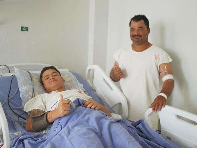 Depois de ficar um ano na fila para transplante, jovem ganha rim do pai 