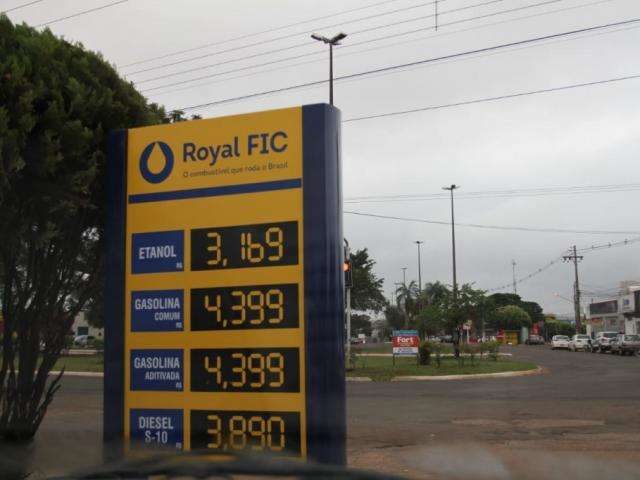 Em Campo Grande, s&oacute; um posto deu &ldquo;desconto do governo&rdquo; no diesel 