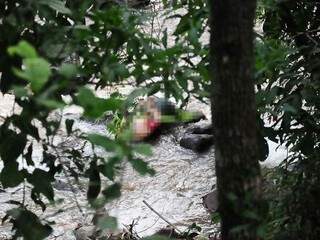 O corpo de José Carlos foi encontrado na Cachoeira do Céuzinho (Foto: Paulo Francis)
