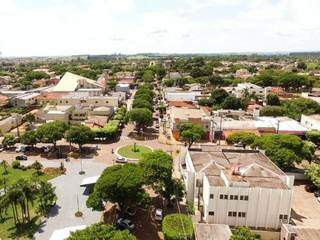 Cidade de Caarapó, que fica a 283 km de Campo Grande (Foto: Divulgação/ Prefeitura de Caarapó)