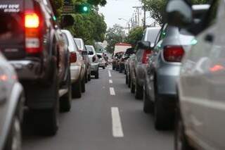 Trânsito na Capital é palco de brigas diárias e estresse dos motoristas (Foto: Marcelo Victor0