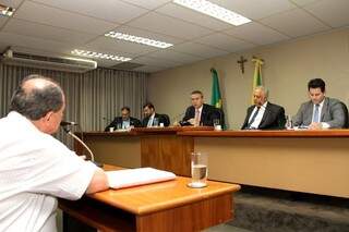Zé Teixeira (DEM) prestou depoimento na última sessão da CPI (Wagner Guimarães/Alms)