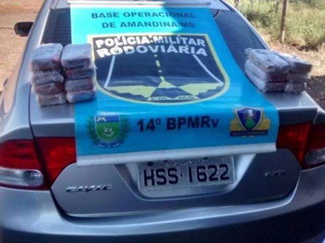Traficante &eacute; preso com 32 quilos de coca&iacute;na que seria entregue em SP 