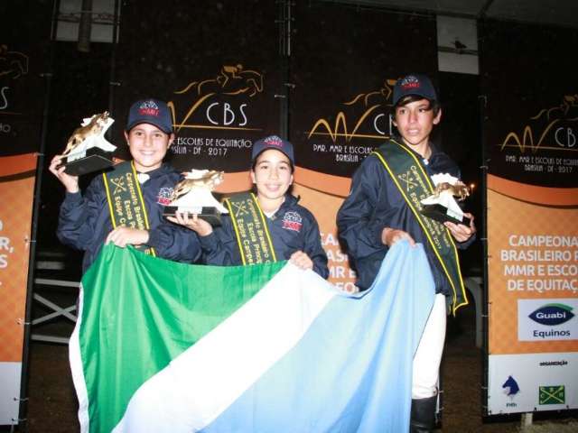 Atletas de MS conquistam t&iacute;tulos em campeonato brasileiro de hipismo