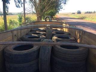Eduardo Pereira Neto admitiu ter sido contratado para distribuir pneus em várias borracharias de Campo Grande. (Foto: DOF/Divulgação)