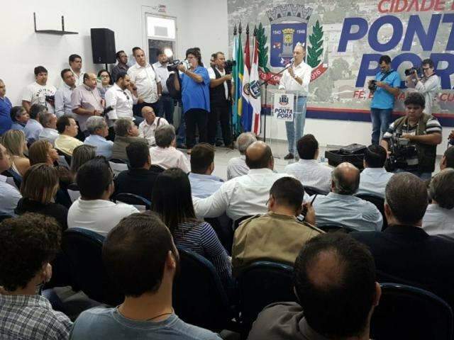Centro de log&iacute;stica &eacute; solu&ccedil;&atilde;o para fim de lota&ccedil;&atilde;o em aduana, diz Marun