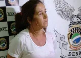 A ajudante de produção e diarista Maria de Fatima Fernandes de 40 anos, foi presa em flagrante na manhã desta quinta-feira. (Foto: Filipe Prado)