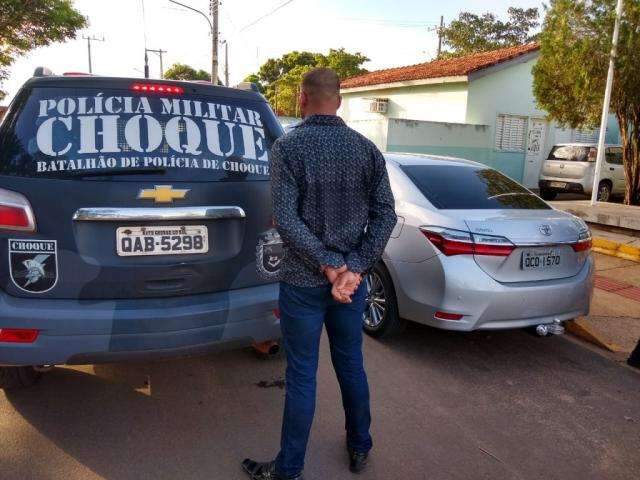Receptador &eacute; preso pelo Choque ap&oacute;s anunciar carro clonado em site 
