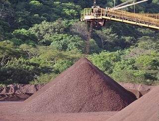 Mineração de Corumbá exportou US$ 488 milhões esse ano. (Foto: Anderson Gallo/Diário Corumbaense)
