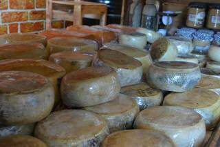Há uma variedade de queijos artesanais, todos com histórias diferentes. (Foto: Thailla Torres)