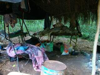 Tekohá Guaiviry: no acampamento cada vez mais indígenas se juntam à luta iniciada por Nisio. (Foto: Cimi/MS)