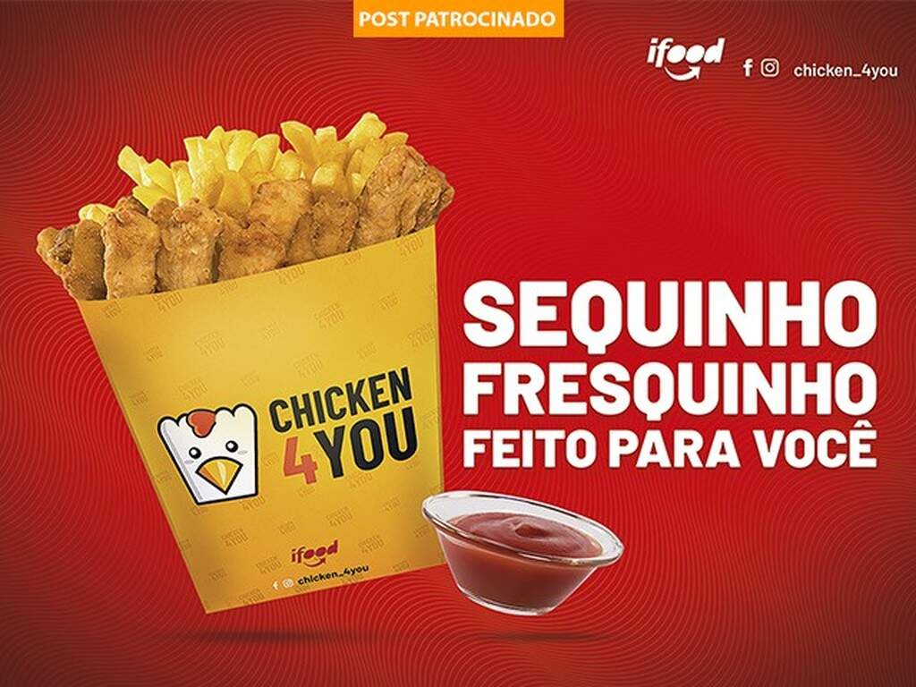 Chicken 4You, novo frango frito no balde. Mais sequinho e fresquinho Conteúdo Patrocinado