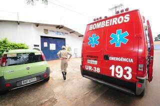 Detenta que ficou ferida foi encaminhada para o posto de saúde Coronel Antonino (Fotos: Luciano Muta)