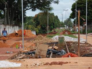 Parte da Orla Ferroviária entre as ruas Cândido Mariano e Maracaju (Foto: Fernando da Mata)