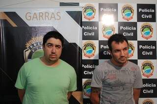 Tiago Jorge da Silva Figueiredo e José Valdir de Freitas Ferreira, cumpriram ordem dada por celular do presídio da Máxima. (Foto: Paula Maciulevicius)