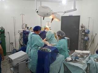 Captação de órgãos feita no Hospital da Vida, em Dourados (Foto: Arquivo)