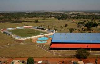 Estádio Jacques da Luz, no bairro Moreninhas, em Campo Grande, tem capacidade para 4.500 torcedores (Foto: Divulgação)