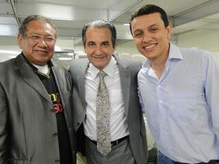 Pastor Antônio Dionízio, Malafaia e Elizeu Dionízio na Capital (Foto: Divulgação)