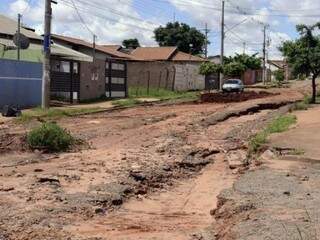 Rua do Bairro Nova Lima, que passará por obras. (Foto: Divulgação PMCG).