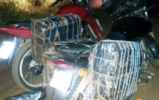 Pol&iacute;cia Federal apreende meia tonelada de maconha em seis motos