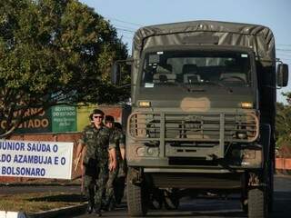 Exército ajudou a organizar evento com estrutura e logística (Foto: Marcos Ermínio)
