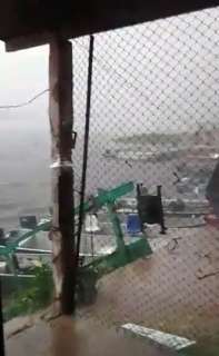 Empresário viu barco virar e chegou a filmar ventania no Rio Paraguai