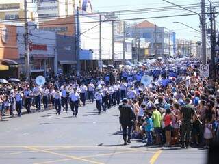 Desfile de 7 de Setembro do ano passado foi realizado na 14 de Julho (Foto: Marina Pacheco/Arquivo)