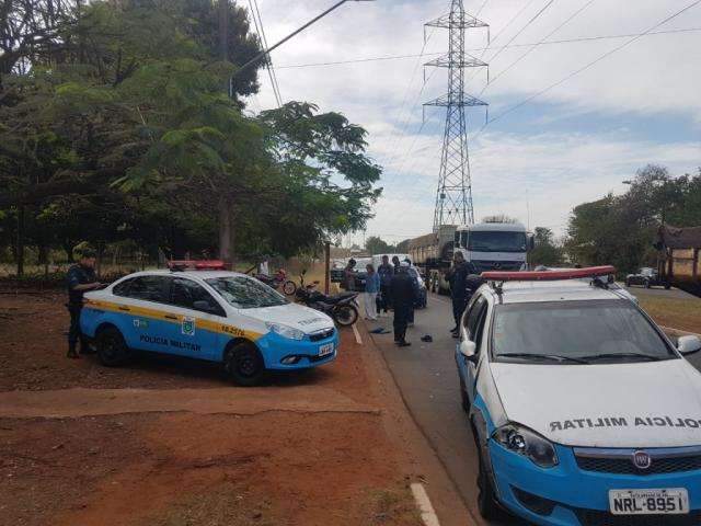 Assaltante &eacute; baleado pela PM ao tentar roubar malote de supermercado