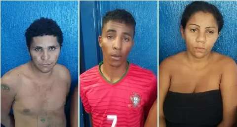 Polícia prende trio de traficantes, após receber denúncia de moradores 