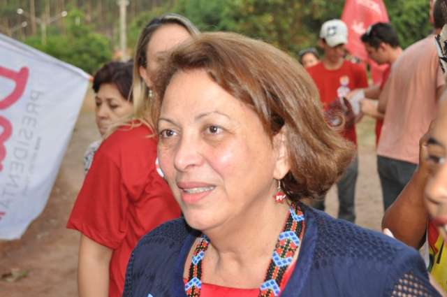 Ideli Salvatti visita Capital para refor&ccedil;ar campanha de Dilma e Delc&iacute;dio