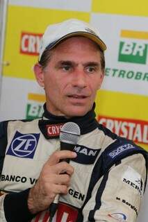 Líder da Fórmula Truck, Felipe Giaffone não teve o gosto de dirigir na Stock em Goiânia (Foto: Divulgação)