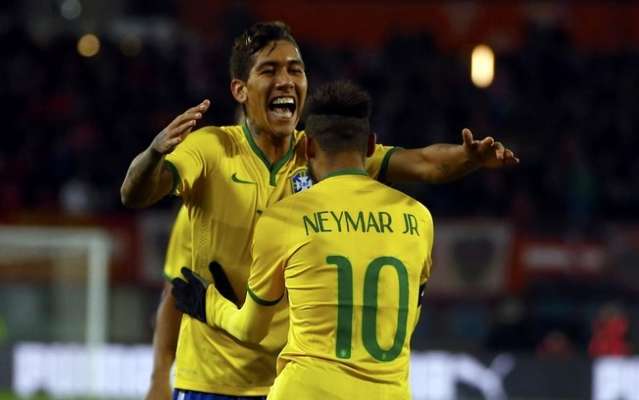 Com Neymar e Firmino no ataque, Sele&ccedil;&atilde;o faz hoje primeiro jogo do ano