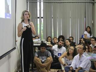 Monica Levy Andersen, é diretora de ensino do Instituto do Sono e palestrou na SBPC. (Foto: Marina Pacheco)