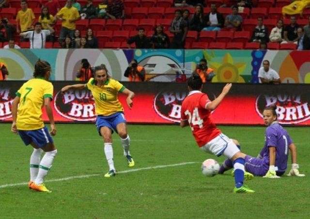 Sele&ccedil;&atilde;o brasileira feminina goleia Chile em final de torneio Internacional 