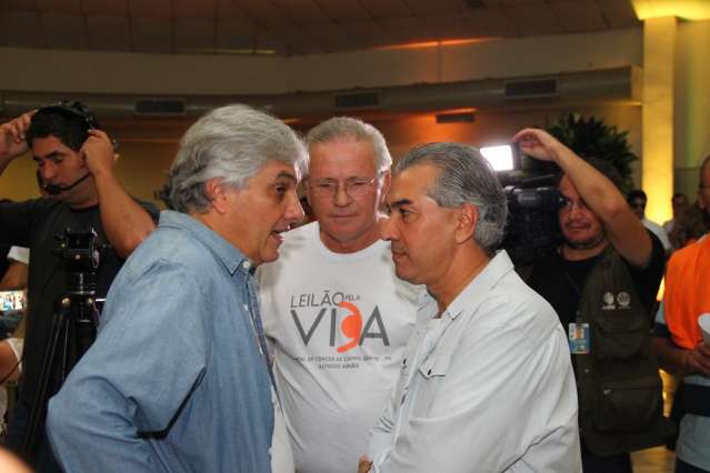 Reinaldo e Delc&iacute;dio conversam para trazer recursos e projetos a MS