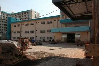Hospital do Trauma é construído na rua 13 de Maio e está 99% pronto. (Foto: Marcos Ermínio)