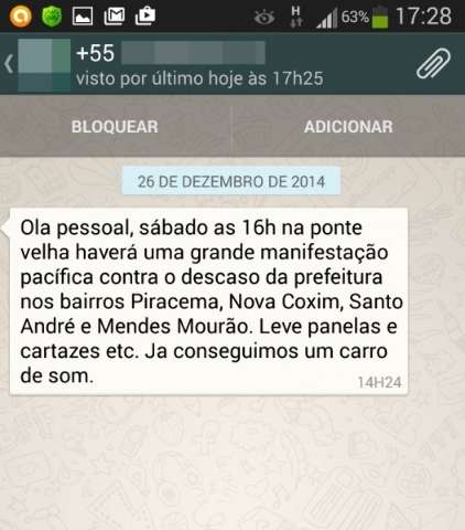 Moradores convocam para protesto contra ruas prejudicadas pela chuva