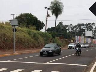 Radar instalado na Avenida Costa e Silva, em Campo Grande. (Foto: Reprodução)