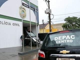 Caso foi registrado na Depac da região central de Campo Grande (Foto/Arquivo: Henrique Kawaminami)