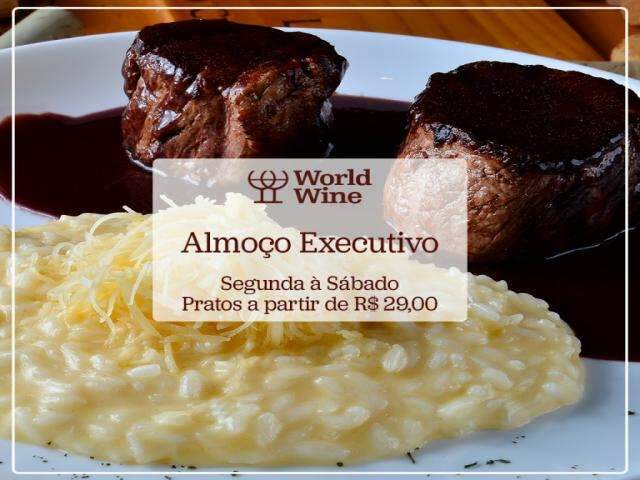 Adega World Wine agora com almo&ccedil;o executivo