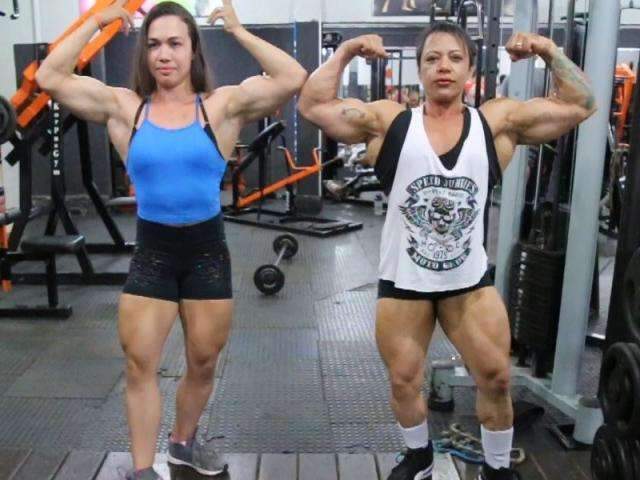 Com dieta de 60 ovos ao dia, Susan e Claudete s&atilde;o o casal &quot;monstro&quot; da academia