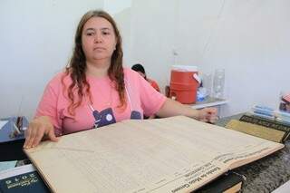 No Santo Antônio os livros impressionam pelo tempo e organização impecável. (Foto: Marcos Ermínio) 