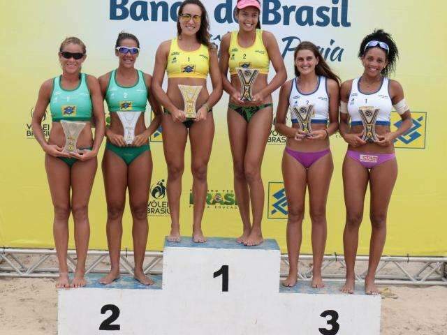 Dupla com sul-mato-grossense vence etapa de v&ocirc;lei de praia no Cear&aacute;