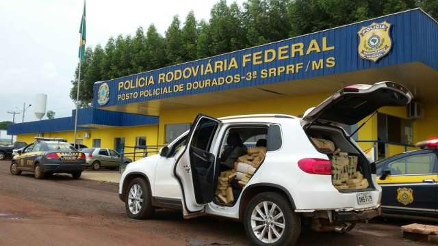 Em duas opera&ccedil;&otilde;es,quase 1,5 tonelada de maconha apreendida em Dourados