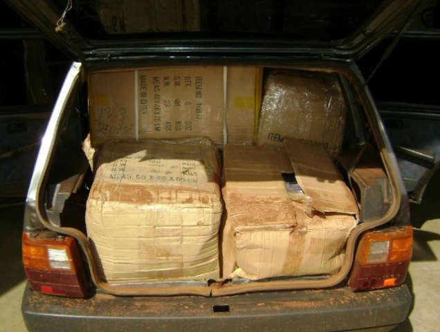  DOF apreende 425 quilos de produtos contrabandeados do Paraguai