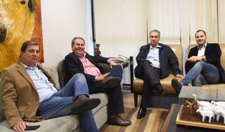 Reunião entre líderes do PSD e PSDB aconteceu nesta sexta-feira (Foto: Divulgação)