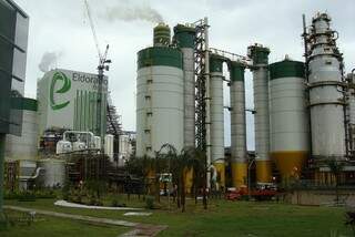 Maior fabrica de celulose do mundo pertence a Eldorado e fica em Três Lagoas (Foto: Divulgação)