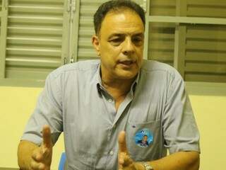 Marco Maia, candidato a presidente do Crea/MS, visitou o Campo Grande News (Foto: André Bittar)
