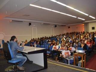 Edição anterior do evento com estudantes de licenciaturas (Foto: Divulgação) 